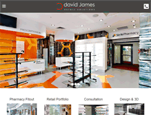 Tablet Screenshot of davidjames.ie